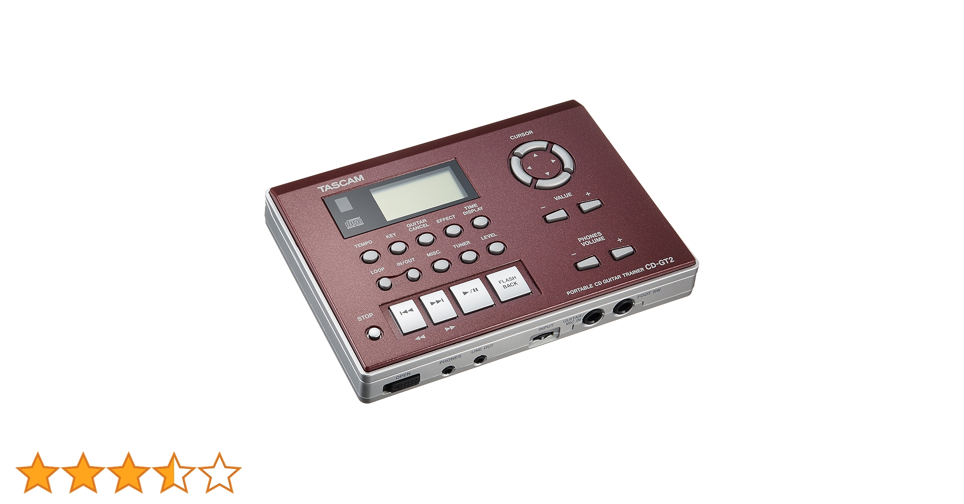 TASCAM タスカム CD-GT2 CD-GT2 | ポータブル CD ギタートレーナー | TASCAM (日本)